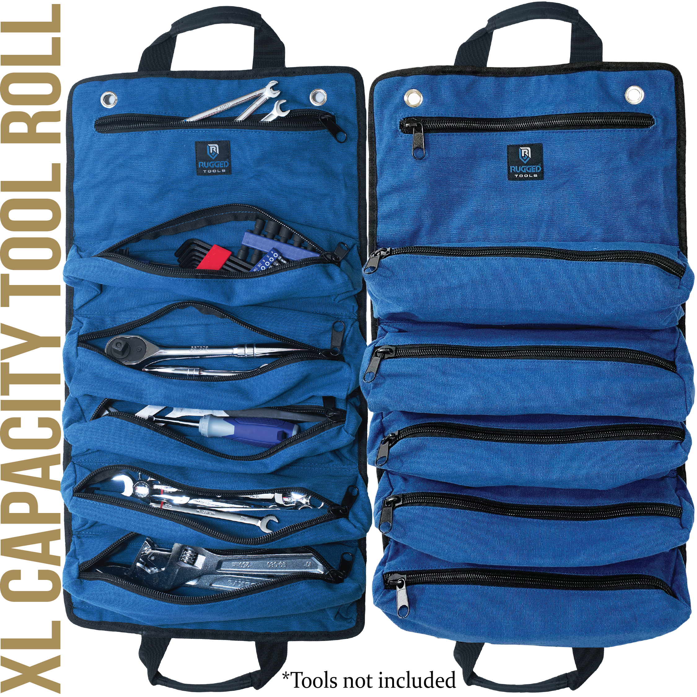 Titan Deluxe Tool Roll — Rugged Tools